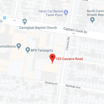 Map of Civic's Caringbah Office: 103 Cawarra Road Caringbah, NSW 2229