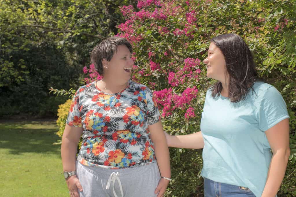 Jasmin (right) - Volunteer with Civic’s Ring O’ Roses Program