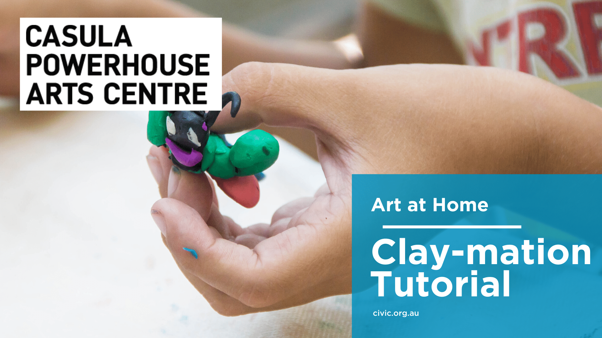 Clay animation home tutorial banner