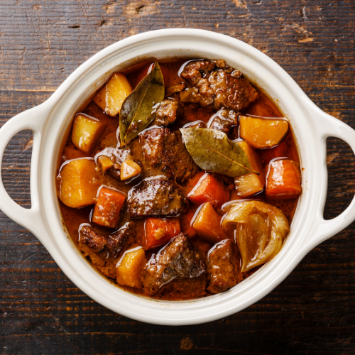 beef stew in a pot