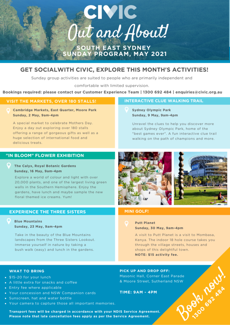 Civic Weekend Programs are back. Let's get social! - Civic